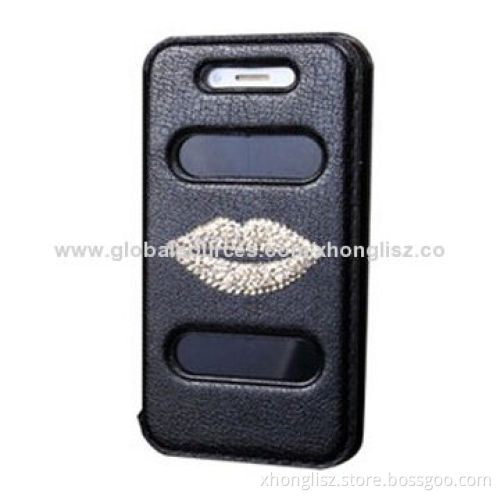 New Arrival Lips Premium PU Leather Case for iPhone Series, Many Colors for Choice
